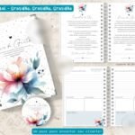 Arquivo Caderno da Gratidão Floral Aquarela EA
