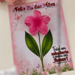 Arquivo Card Mini Presilha Flor Dia das Mães