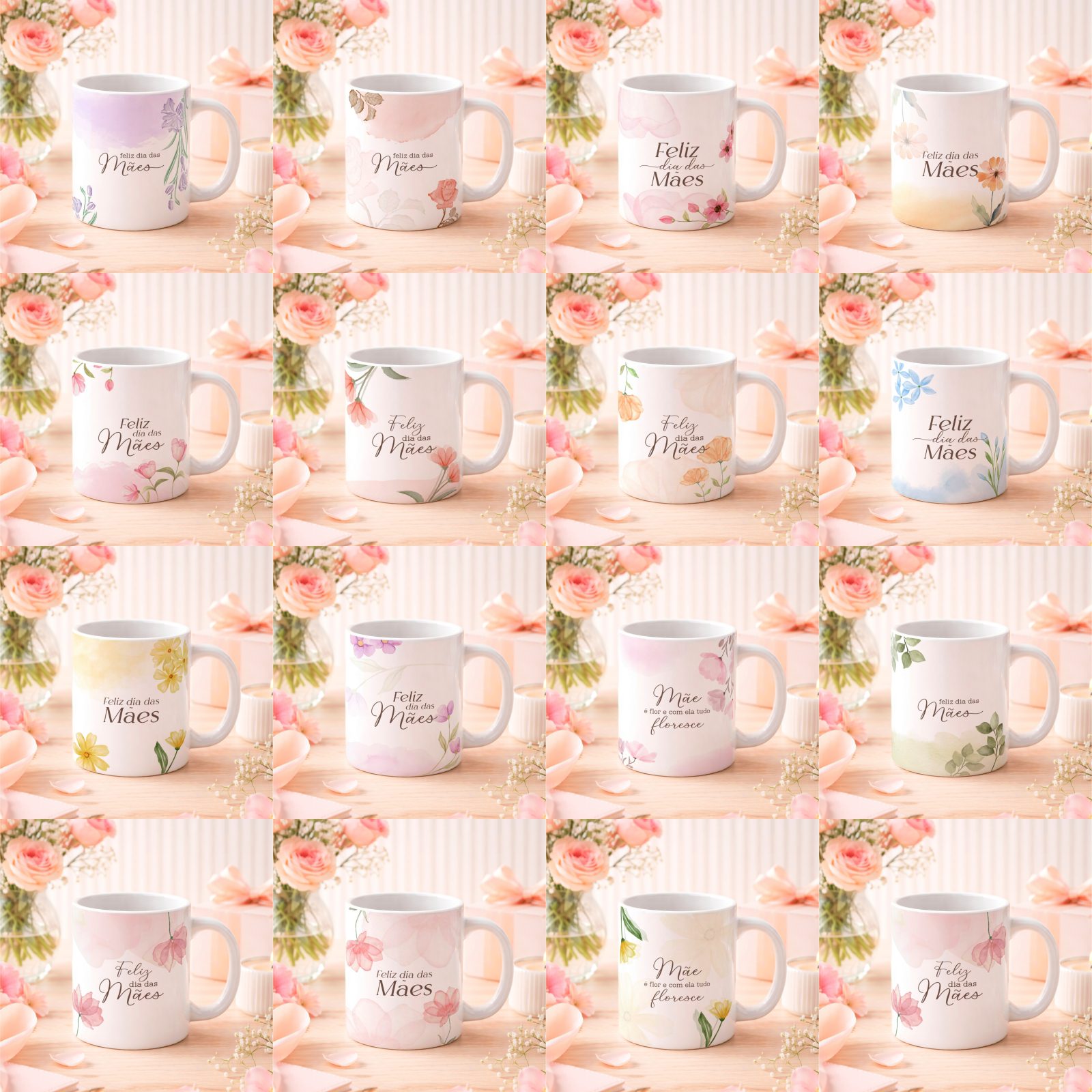 1-Pack Canecas Mães Arquivo Dia das Mães Caneca ME - Imagem 1