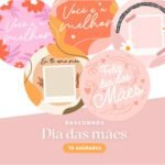 Arquivo Dia das Mães Tags e Rascunho para Bordado