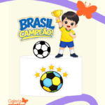 Arquivo Topo de Bolo Copa do Mundo Brasil Campeão