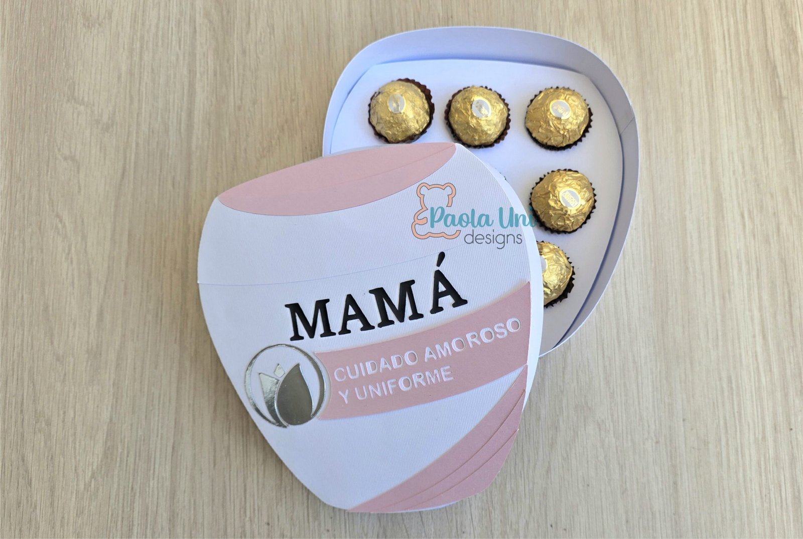 2-Caixa de Chocolate Dia das Mães Arquivo Dia das Mães Caixa de Chocolate - Imagem 1