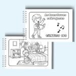 Arquivo Livro para Colorir Infantil Congresso 2026 Felicidade Eterna - Imagem 5