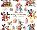 Kit Digital Mickey e Amigos