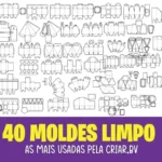 Arquivo de corte Moldes limpos