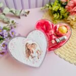 Arquivo Dia das Mães Adesivo Caixa Coração