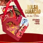 Arquivo Caixa bolsa coração Dia das Mães