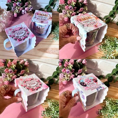 CINTAS PARA CANECA Arquivo dia das mães Cinta para caneca - Imagem 1
