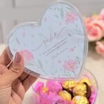 Arquivo Dia das Mães Adesivo Coração Acrilico