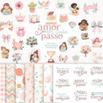 Kit Digital Dia das Mães Amor em cada Passo