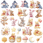 Kit Digital Bebê Ursinho Pooh - Imagem 5