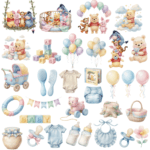 Kit Digital Bebê Ursinho Pooh - Imagem 7