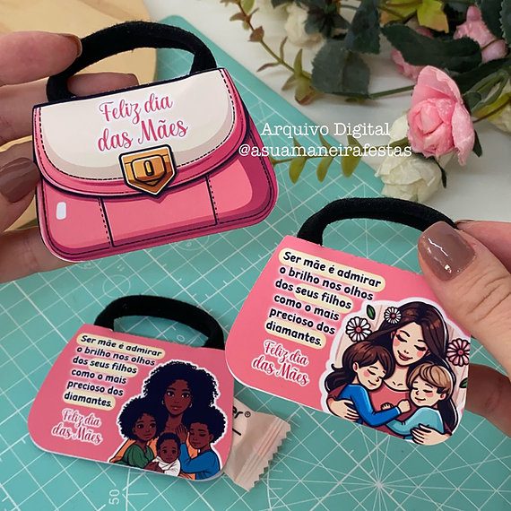 TAG XUXINHA BOLSA Arquivo Dia das mães Tag xuxinha - Imagem 1