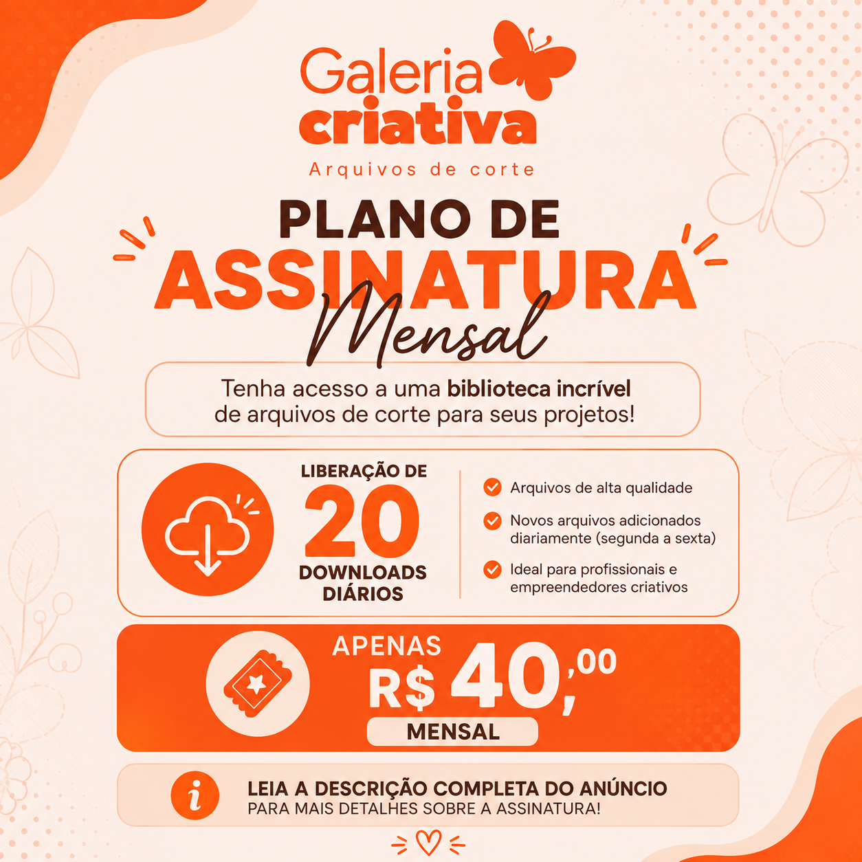 f1199b8a-0ae6-4785-8295-f56166d10b56 Assinatura Mensal - Plano Premium Downloads - Imagem 1