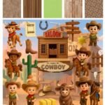 Kit Digital  COWBOY FAROESTE 3D