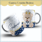 Arquivo encadernação baby Ursinho Realeza - Imagem 3