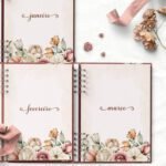 Arquivo Floral Romântico Combo Agendas - Imagem 4