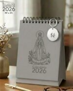 Arquivo Mini Calendário de Mesa A6 Santinhos Masculino 2026 - Imagem 3