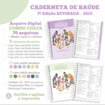 Arquivo Caderneta Revisada Combo 70 Cores Clean