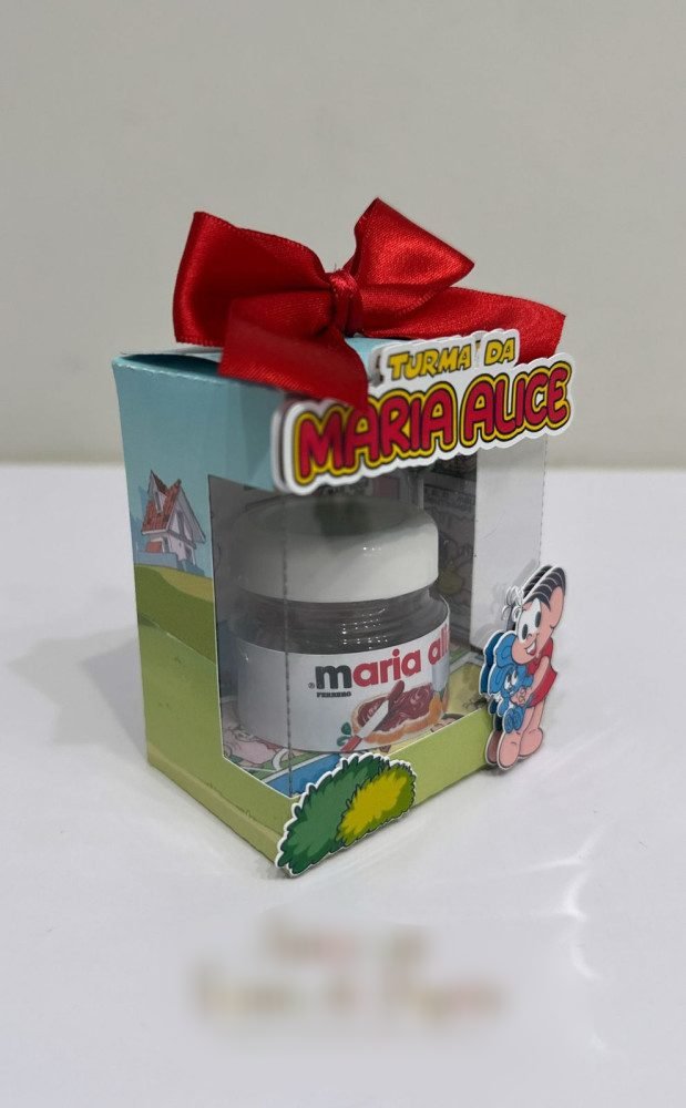 1 - Mini Pote Nutella SOMENTE MOLDE Arquivo Molde Caixa Mini Nutella - Imagem 1
