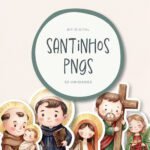 Kit Digital Santinhos Católicos