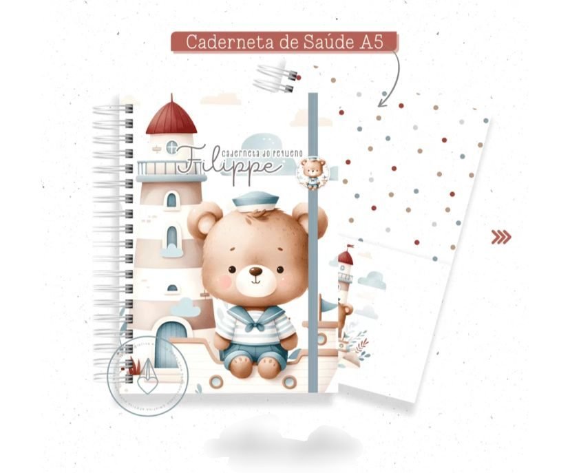 1-URSINHO MARINHEIRO BABY Arquivo Ursinho Marinheiro Baby - Imagem 1