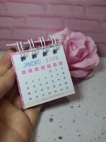 Arquivo Mini Calendário 2026 6x6cm - Imagem 3