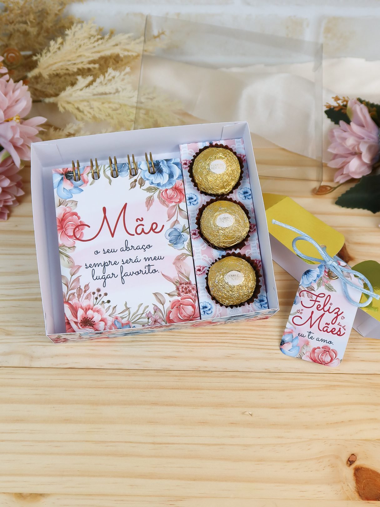12 Caixa 3 doces e Bloquinho - Mães CP (3) Arquivo Dia das Mães Caixa 3 doces e Bloquinho - Imagem 1