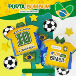 Arquivo Copa do Mundo Porta Bombom Camiseta