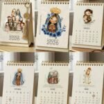Arquivo Mini Calendário de Mesa A6 Santinhos 2026