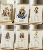 Arquivo Mini Calendário de Mesa A6 Santinhos 2026