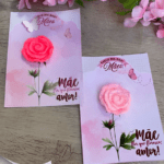 Arquivo Dia das Mães Card Mini Sabonete Flor