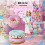 Kit Digital Doceria de Barbie