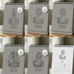 Arquivo Mini Calendário de Mesa A6 Santinhos Masculino 2026