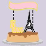 Arquivo Topo de Bolo 15 anos paris
