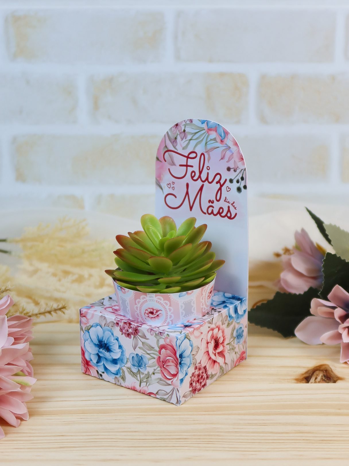 18 Porta Suculenta Arquivo Dia das Mães Porta suculenta - Imagem 1