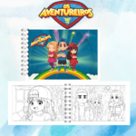 Arquivo Livro de Colorir Os Aventureiros - Imagem 4