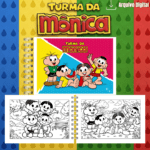 Arquivo Livro de Colorir Turma da Mônica - Imagem 3
