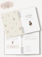 Arquivo Caderno Santa Rita de Cássia + 5 Capas - Imagem 3