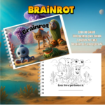 Arquivo Livro de Colorir Brainrot - Imagem 4