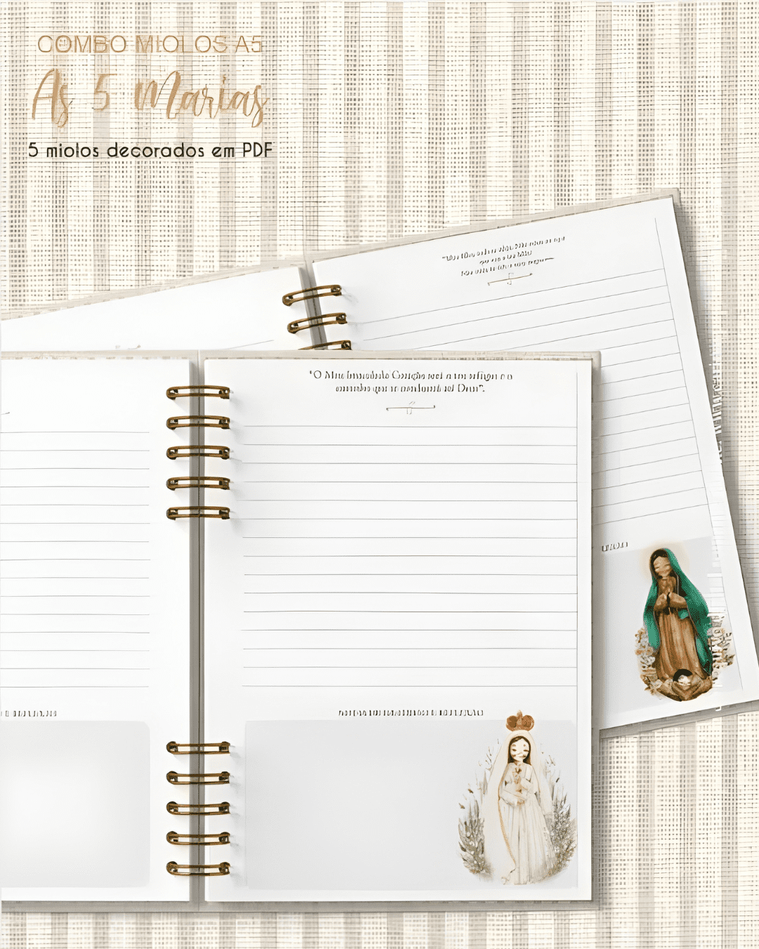 2-Miolo Caderno As 5 Marias Arquivo Miolo Caderno As 5 Marias - Imagem 1