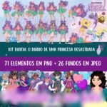 Kit Digital O Diário de Uma Princesa Desastrada