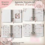Arquivo Sweet Floral Datada 2027 - Imagem 2
