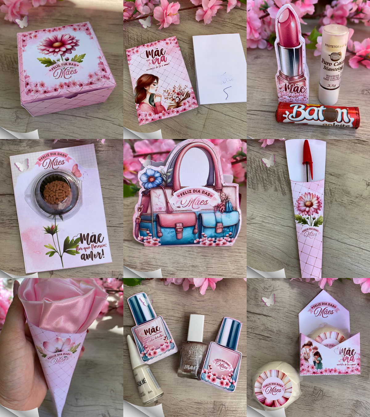 2 - caixinha 4 doces ou sabonete-tile Arquivo Combo Dia das Mães 2025 Mãe que ora - Imagem 1