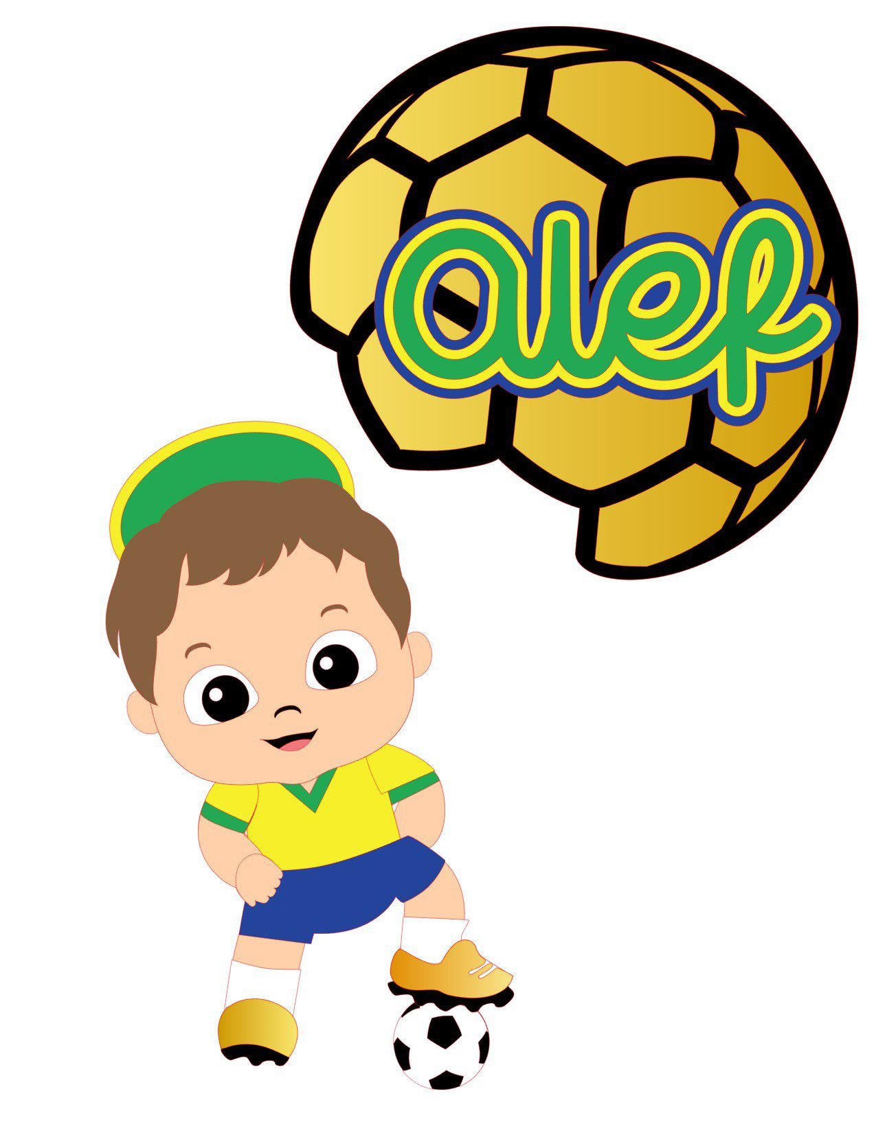20 - Topo Menino Futebol Arquivo Topo Copa do Mundo Menino - Imagem 1