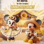 Kit digital festa junina disney