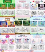 Arquivo Livros de Colorir Big Pack 1.0 - 80 temas - Imagem 2