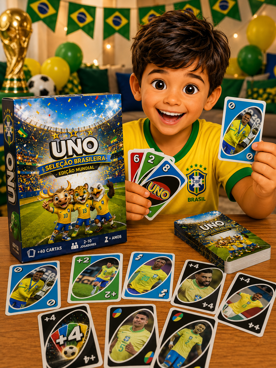 26 - Uno Seleção Brasileira Arquivo Copa do Mundo Uno Seleção - Imagem 1