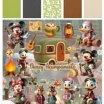 Kit Digital DISNEY ACAMPAMENTO 3D