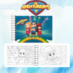 Arquivo Livro de Colorir Os Aventureiros - Imagem 5
